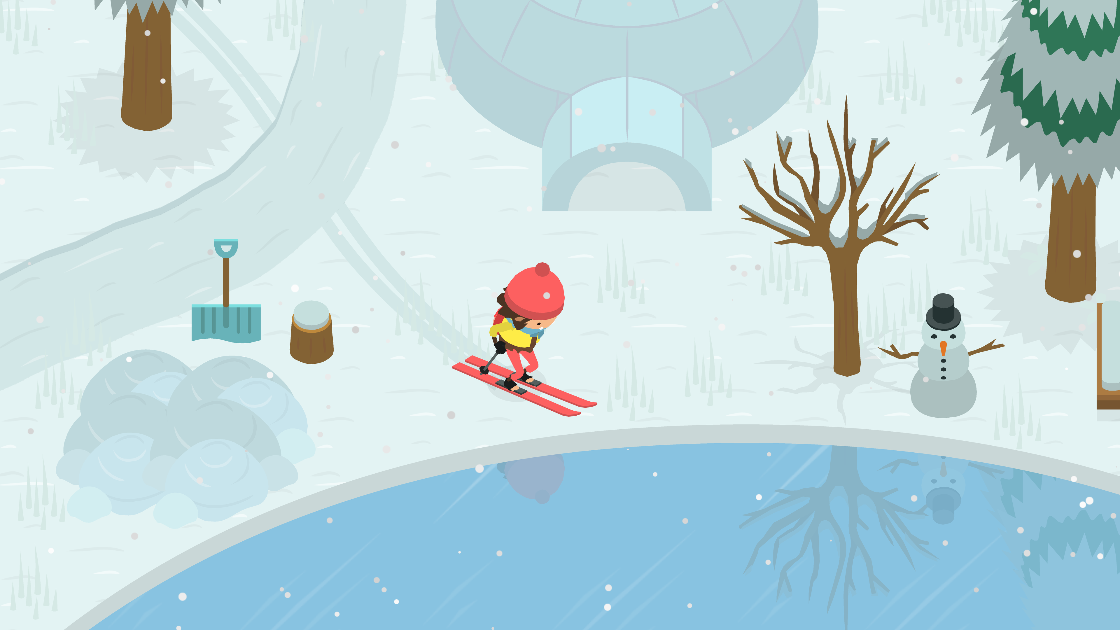 Включи снежные игры. Сники сасквотч. Сасквоч игра. Game:Sneaky Sasquatch. Игра про лыжи и снежный человек.
